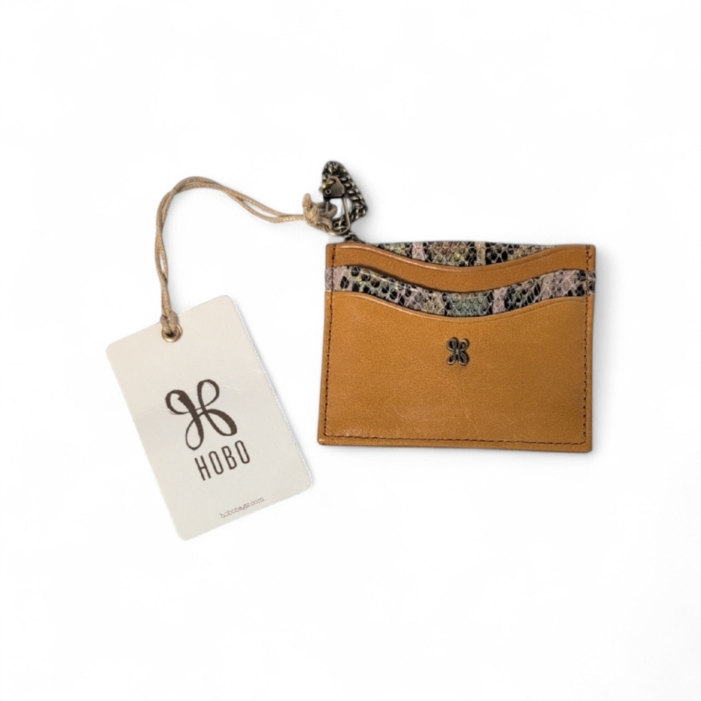 Hobo Leather Credit Card Wallet Case